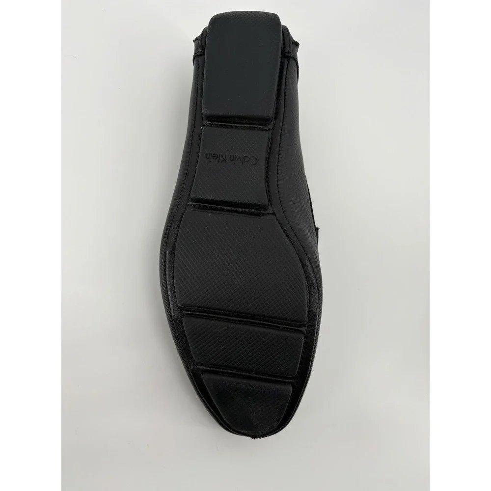Calvin Klein Shoes Mens Size 10.5 Leather Slip On Loafers Dress Magnus‎ Buckle
